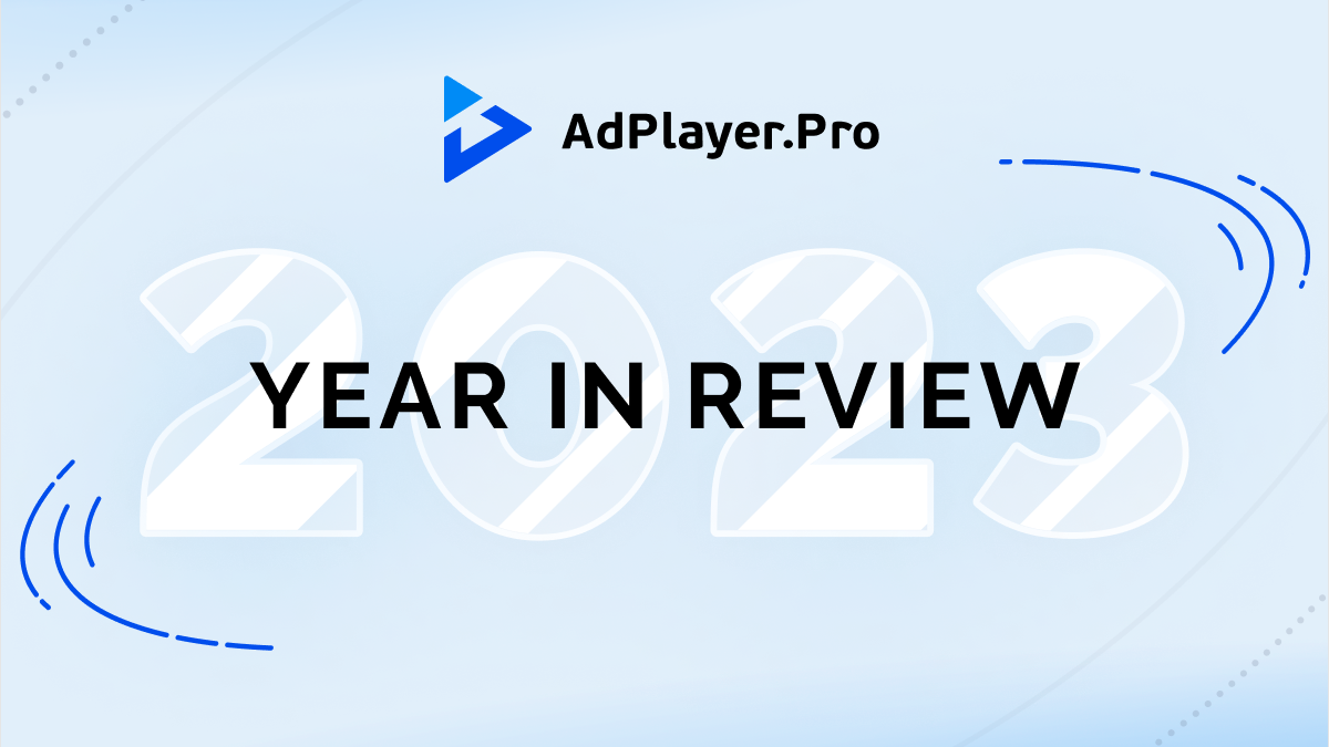 [INFOGRAPHIC] AdPlayer.Pro: 2023 in Review