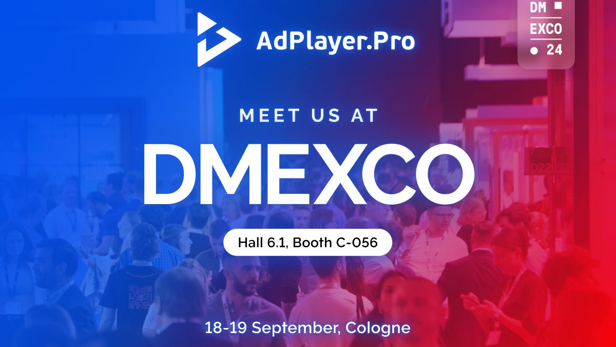 Meet AdPlayer.Pro at DMEXCO 2024