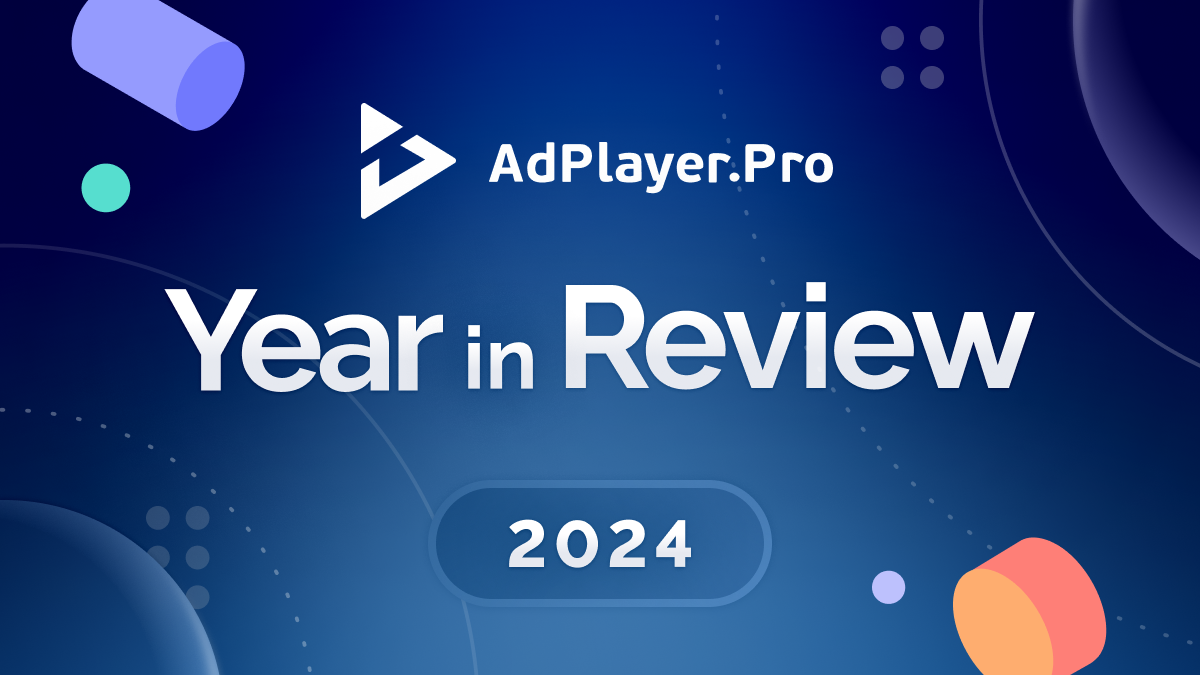 [INFOGRAPHIC] AdPlayer.Pro: 2024 in Review