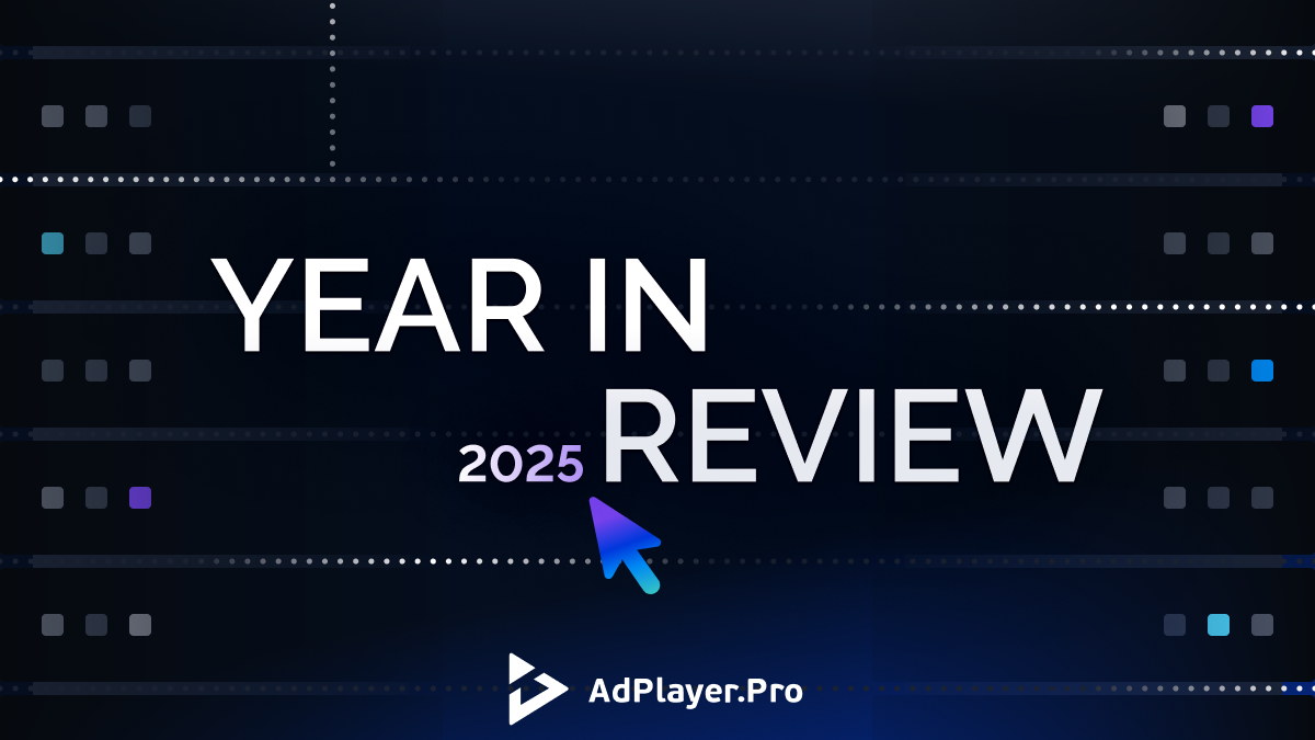 [INFOGRAPHIC] AdPlayer.Pro: 2025 in Review