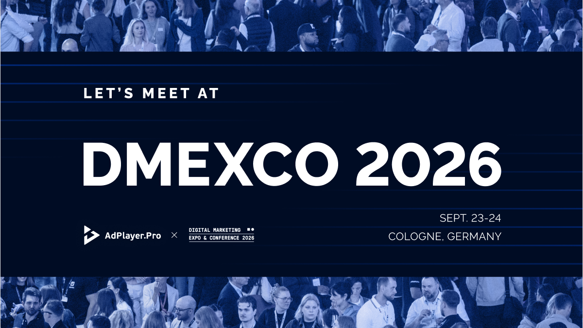 Meet AdPlayer.Pro at DMEXCO 2026